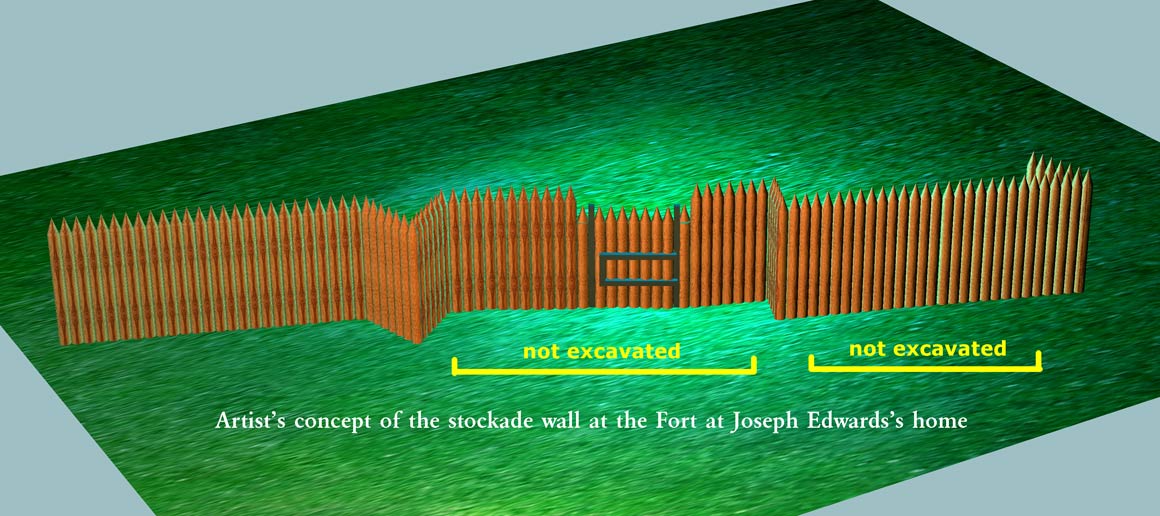 artist's concept of stockade west wall